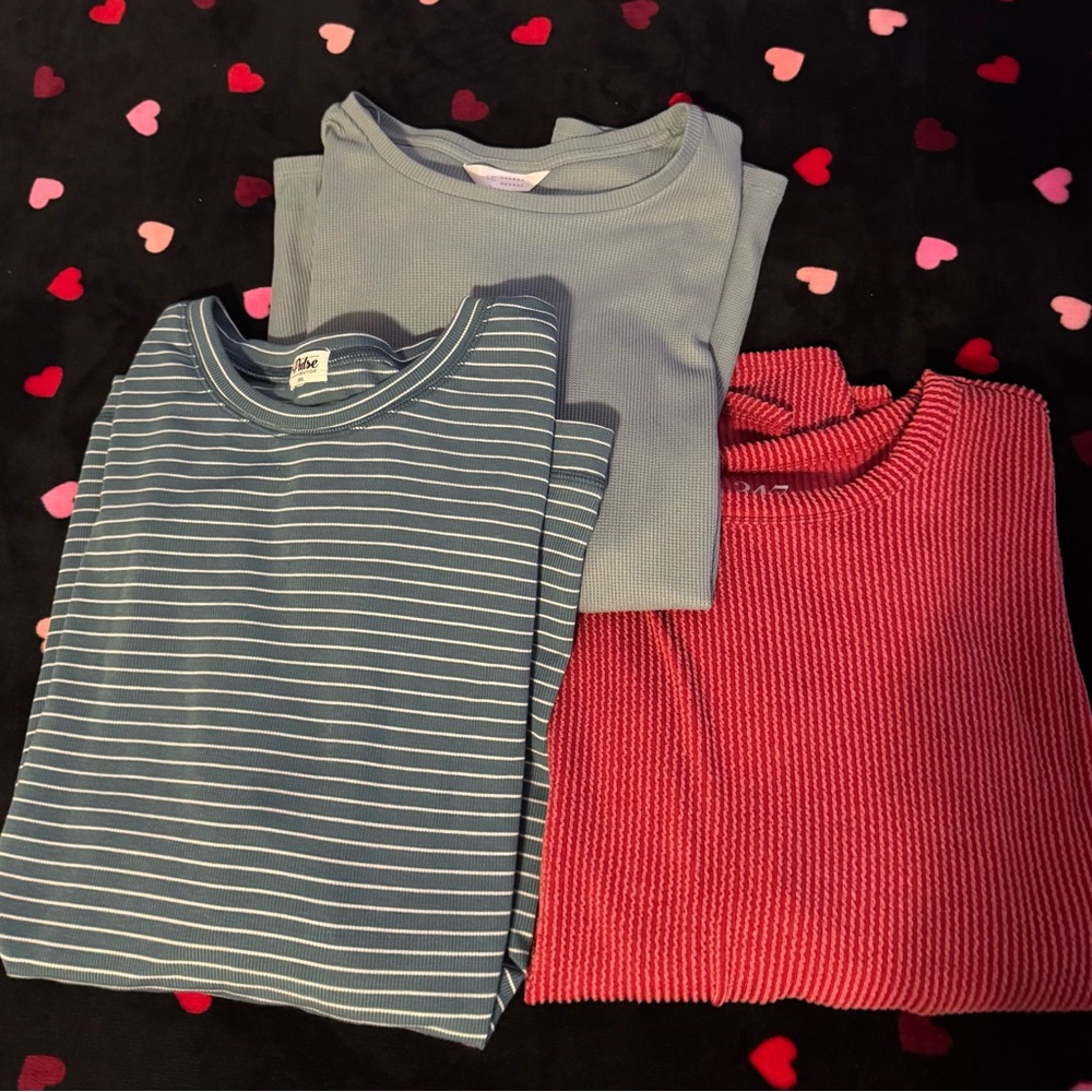 Lot of 3 Women’s Long Sleeve Shirts 3x